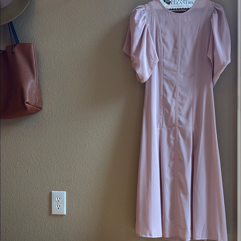 Anthropologie Blush Midi Dress